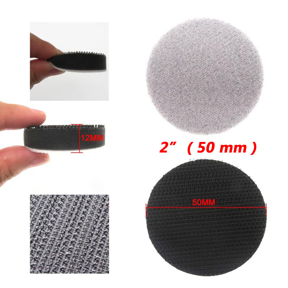 1/2/3/4/5/6 inch Sponge Interface Pad Hook & Loop for Sanding Disc Backing Pads
