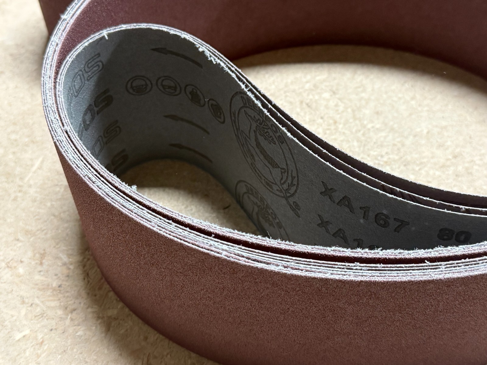 Sanding Belts 4 X 132 Premium Cloth Aluminum Oxide Sander Belts (3 Pack 80 Grit)