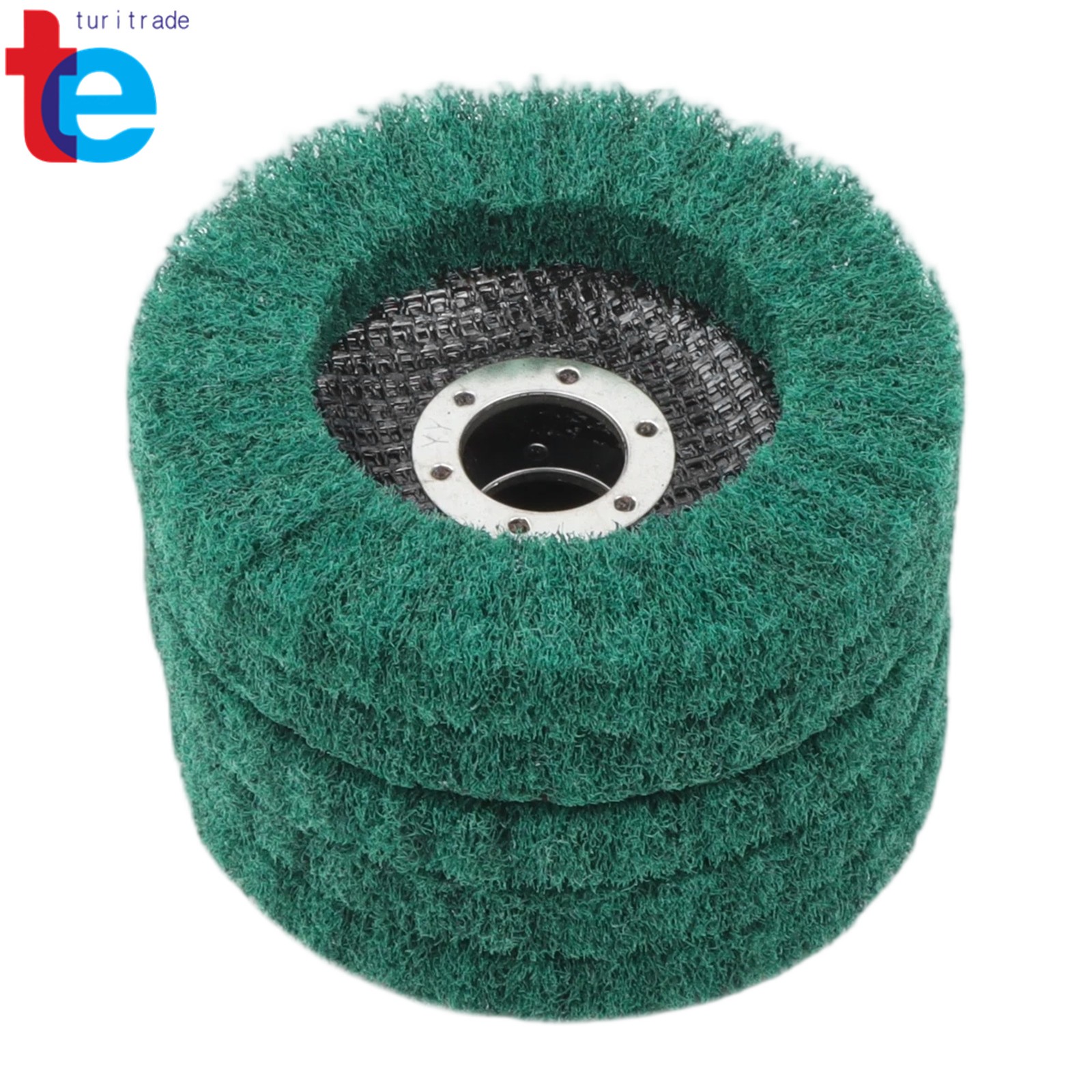 10 Pcs 4-1/2″ Scour Flap Discs 180/320 Grit – Paint & Rust Remover for Metal