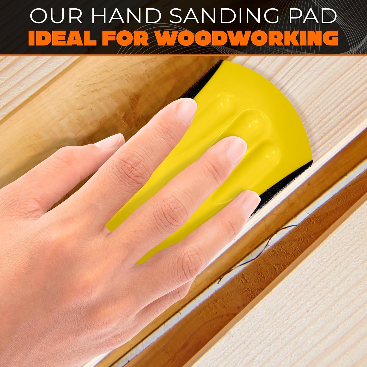 Mouse Sanding Blocks 2 Pack Hand Sander for Wood Auto Body Crafts Sanding Tools