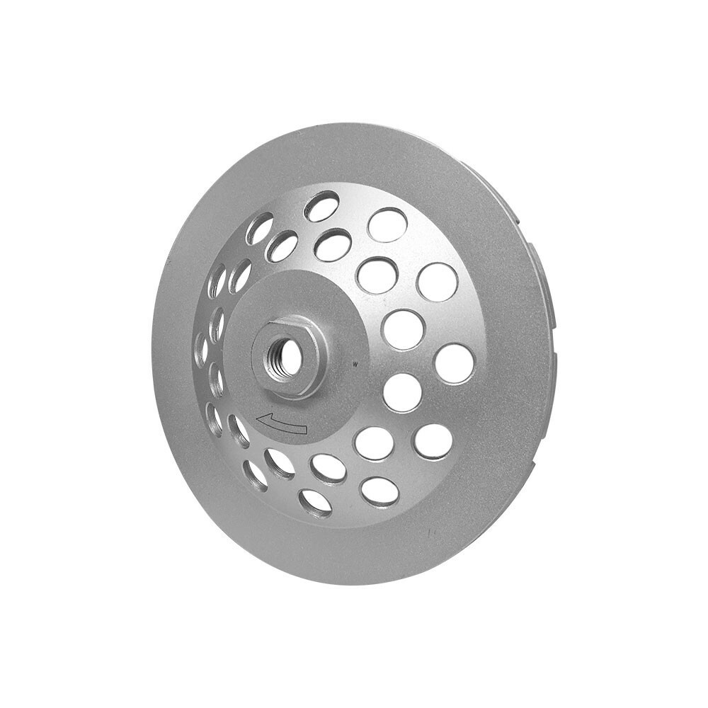 7” Double Row Diamond Grinding Cup Wheel 7” x 5/8”-11 Concrete Masonry Marble