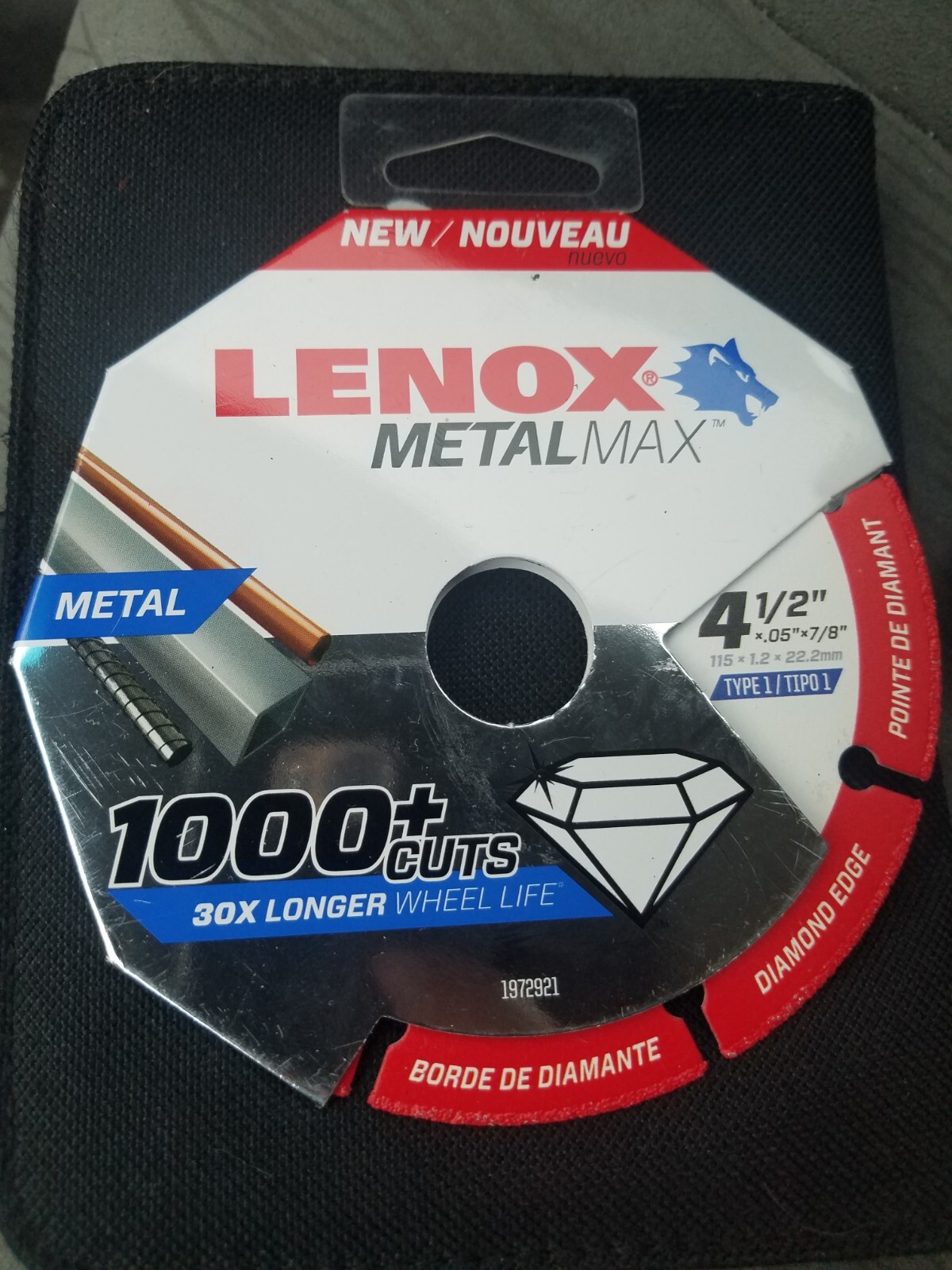 Lennox Metalmax Cut-Off Wheel 4-1/2″ Dia x 7/8″ Arbor 1972921
