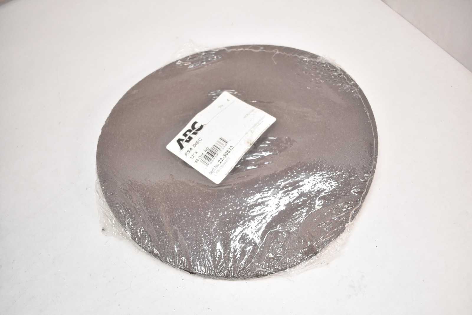 ARC PSA Sanding Discs 12 Inch 60 Grit AO Brown Adhesive Back 5 Pack 22-30513