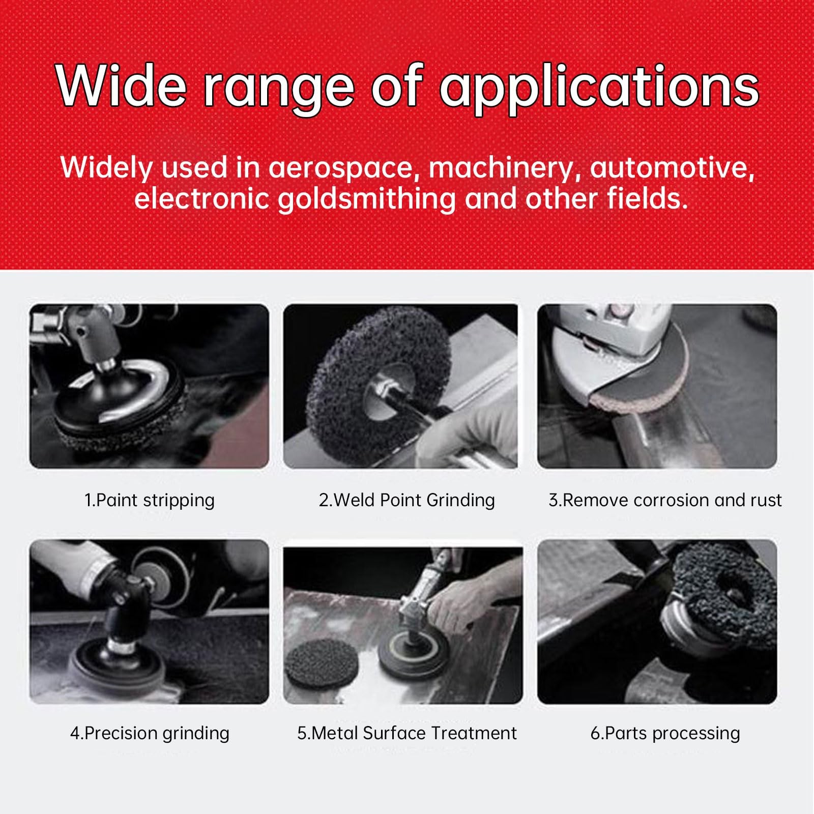 12 PCS Quick Strip Disc for Drill, 1/4″ Roll Lock Sanding＆Grinding Accessorie…