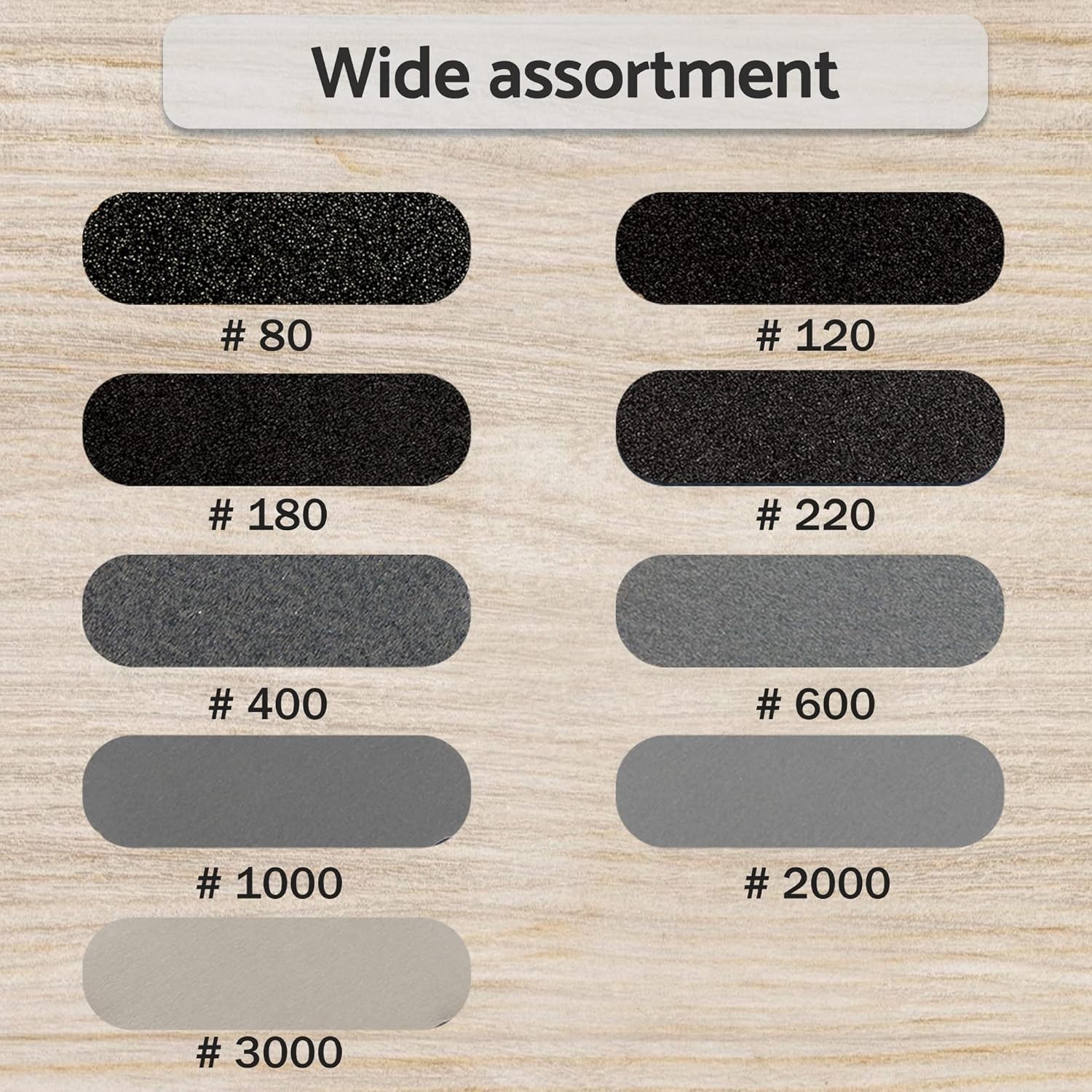 Complete Sandpaper Collection – 54 Hook & Loop Discs for Wood, Metal, Automotive