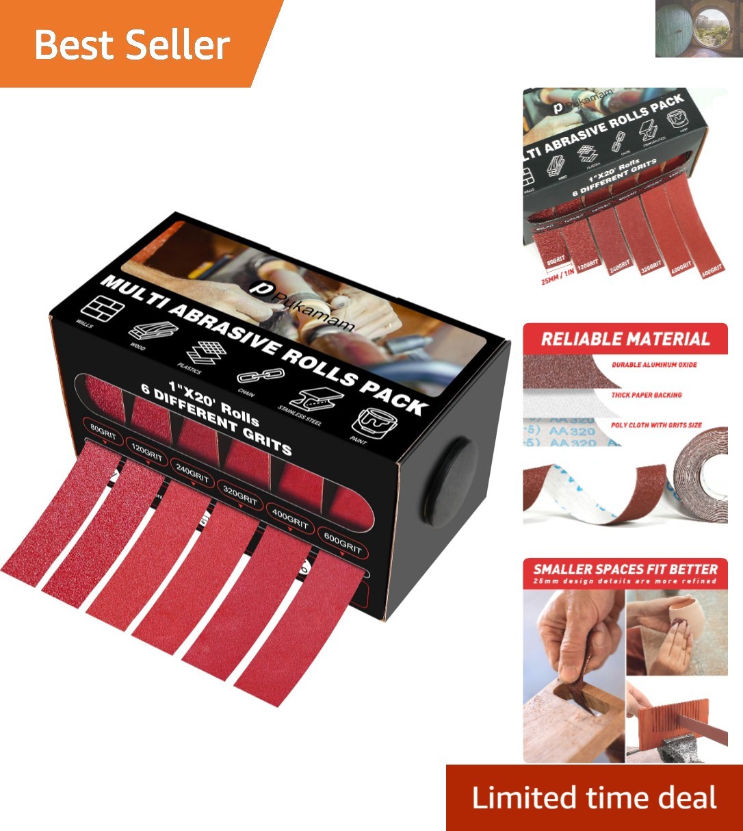 Complete 6-Grit Emery Cloth Pack – Perfect for Fine Polishing & Rough Grinding