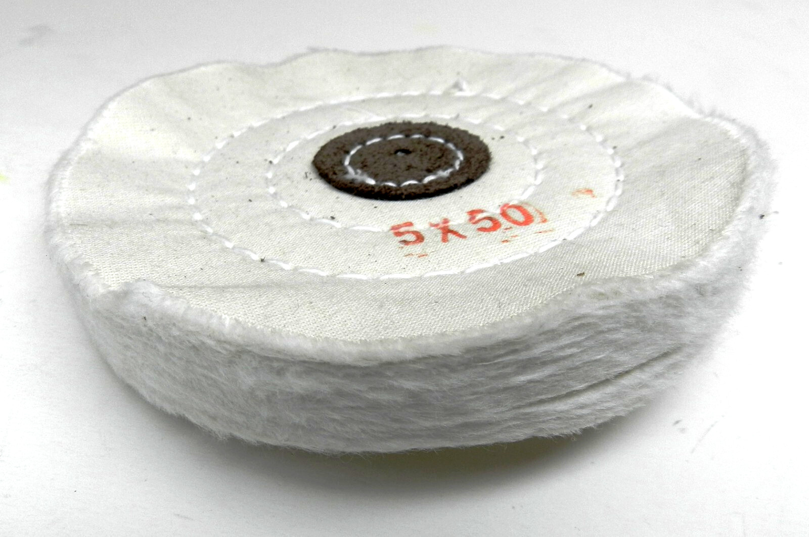 5″ Polishing Buff Finex Muslin White 50Ply Buffing Wheel Polish Jewelry