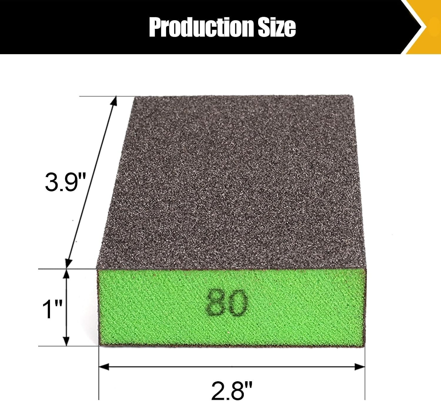 18 Count Assorted Grit Sanding Blocks – Washable & Durable for Multi-Surface Use