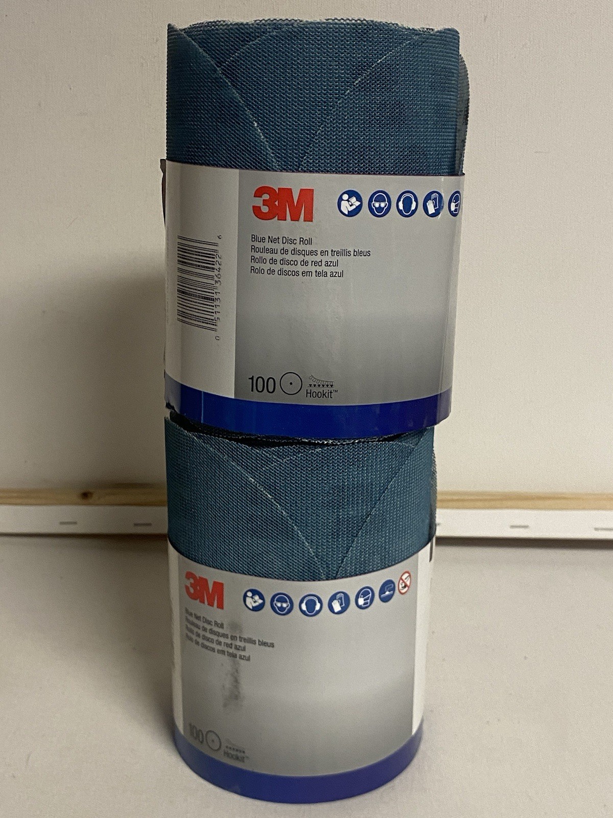 3M Blue Net Disc Roll 36422 150G 6″ Single QTY 100 Roll Lot Of 2