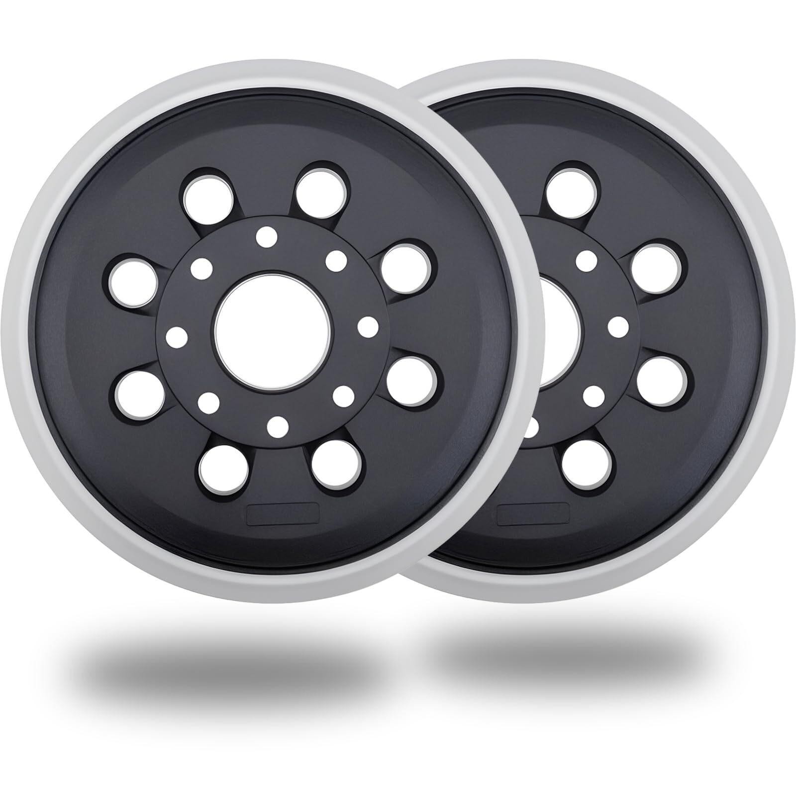 2 Pack 5 Inch 8 Hole Hook & Loop Replacement Sander Pad for 5″ Bosch Ros20vs,