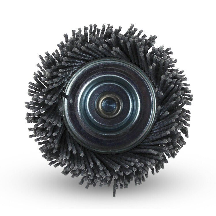 BHA 3″ Nylon Wire Cup Brush with 1/4″ Hex Shank for Drill or Die Grinder