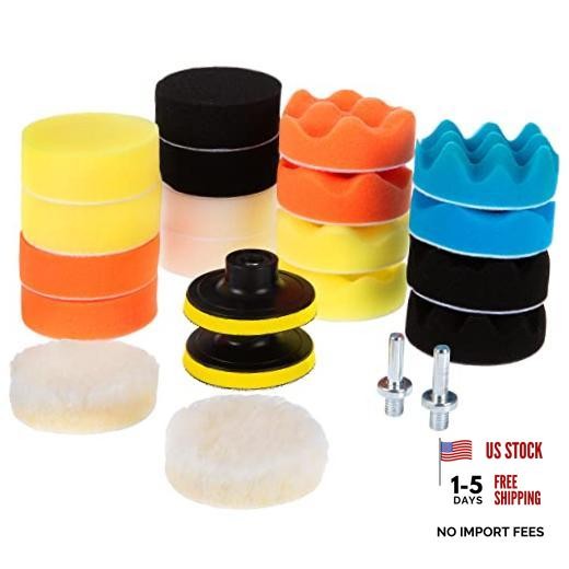 Buffing Pads, Polishing Pad Kit, Buffer for Car Detailing, Polishing 22 Pieces