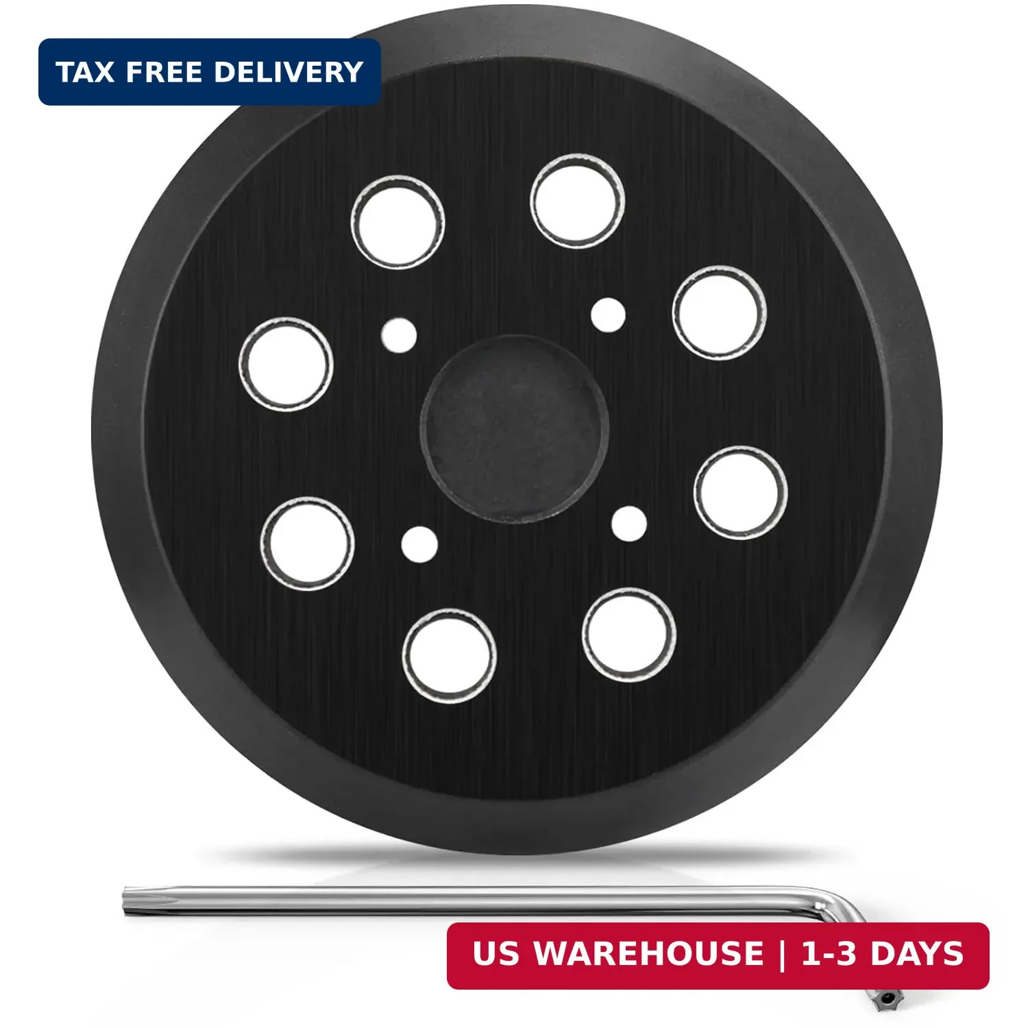 1 Pack 5″ 8 Hole Replacement Sander Pad Compatible with Milwaukee 6021-21 6034-2