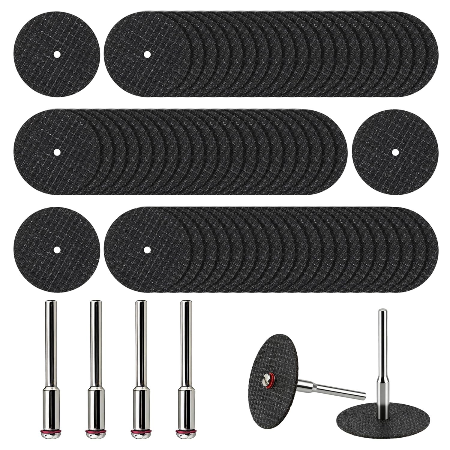 60Pcs Rotary Tool Cut Off Wheel 1-1/4 inch Reinforced Fiberglass