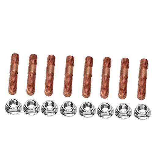 M8 1.25 Threaded Turbo Stud Kit, 8mm Impact Proof Metal Alloy Machined
