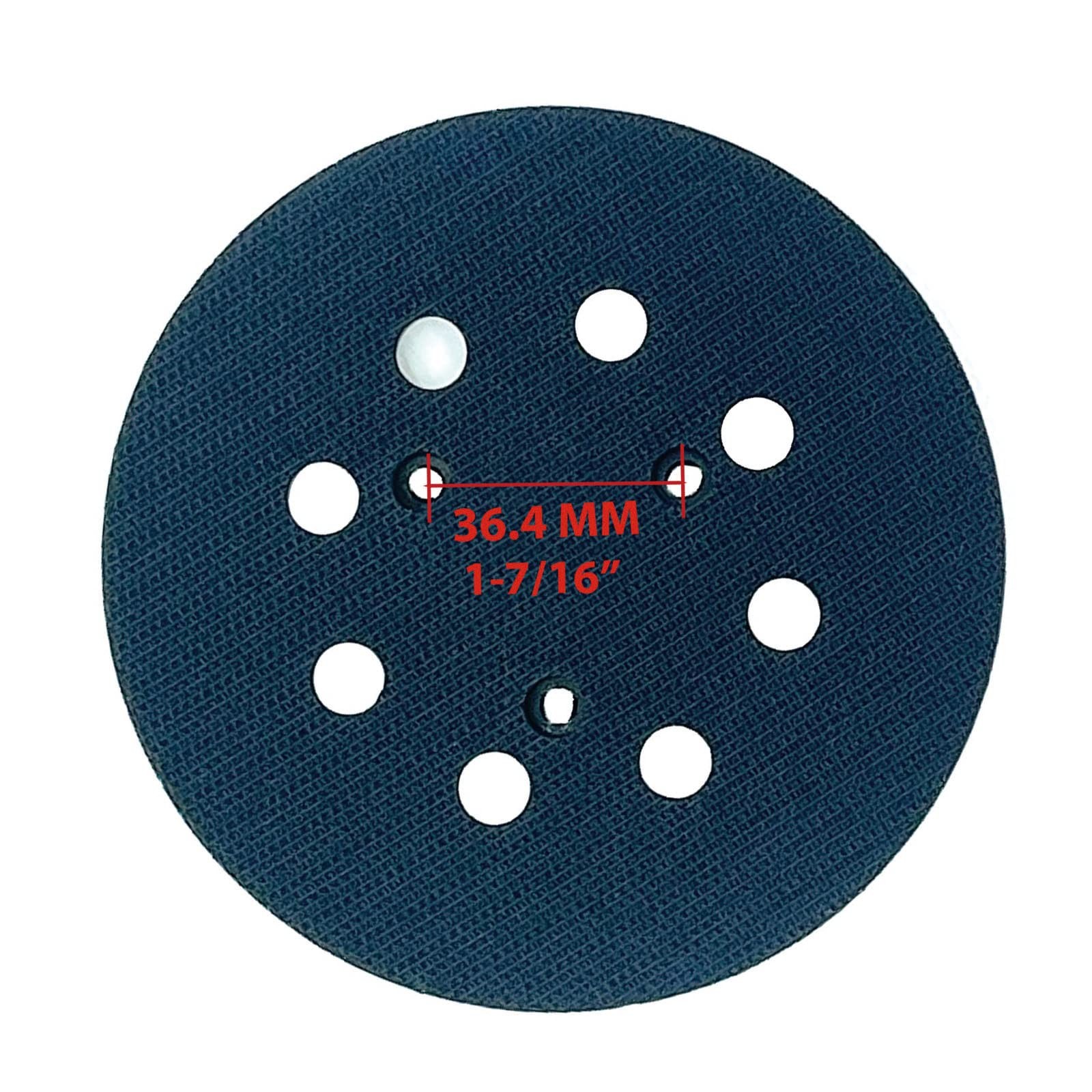 5 Inch Sander Pad Hook Loop Replacement 2 Pcs 8 Hole For Orbital Sanders