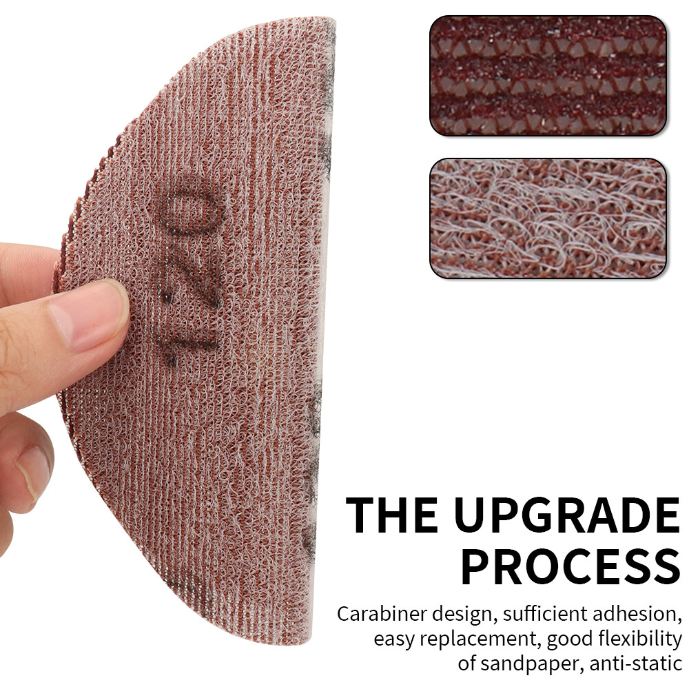 5in Mesh Net Disk Sanding Discs Hook & Loop Mesh Sand Paper 80~600 Grit Abrasive
