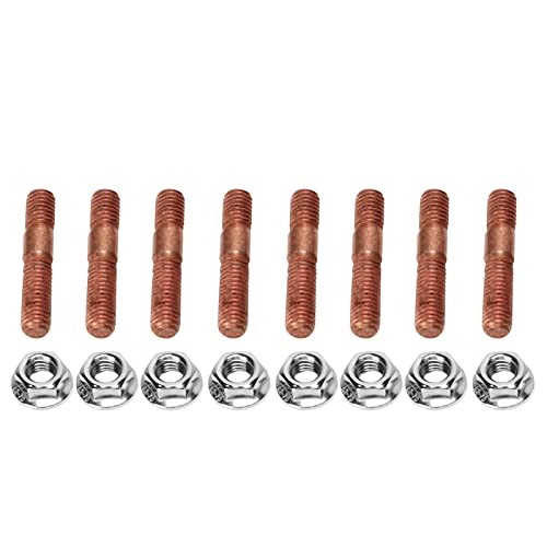 M8 1.25 Threaded Turbo Stud Kit, 8mm Impact Proof Metal Alloy Machined