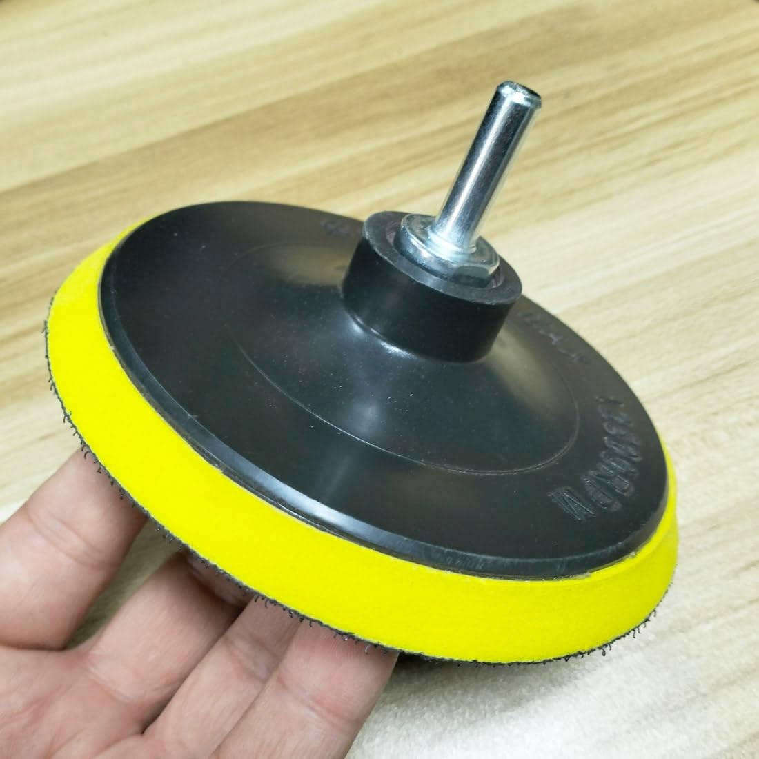 JUNLIXN 5 Inch Backing Plates Buffing Pads Holder 5/8-11 Thread Multicolored