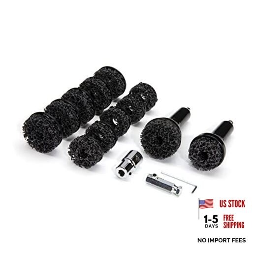 Wheel Hub and Rotor Polishing Kit, Removes Rust, Power Tool Polishing Kit 2