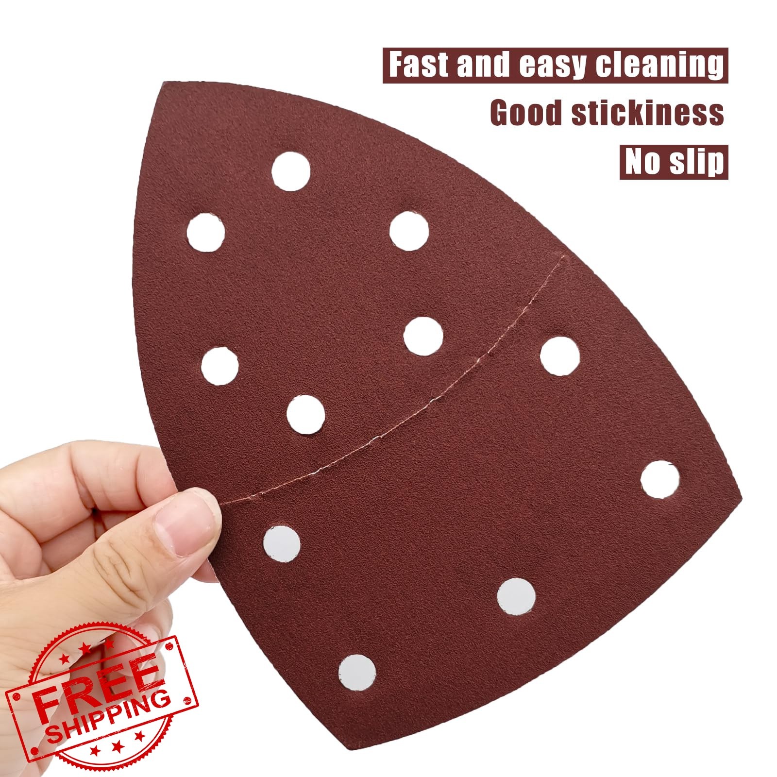 XHKDSYMC 240 Grit Mouse Sander Sandpaper 50 PCS
