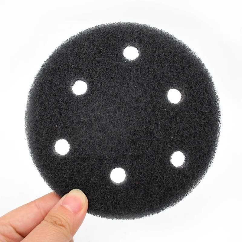 5″ 6-Hole Scotch Brite Pads Hook&Loop Abrasive Finishing Cleaning Scouring Pads