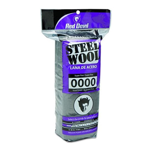 16 Pack 0000 Extra Fine Steel Wool Pads for Metal Wood Glass Polish
