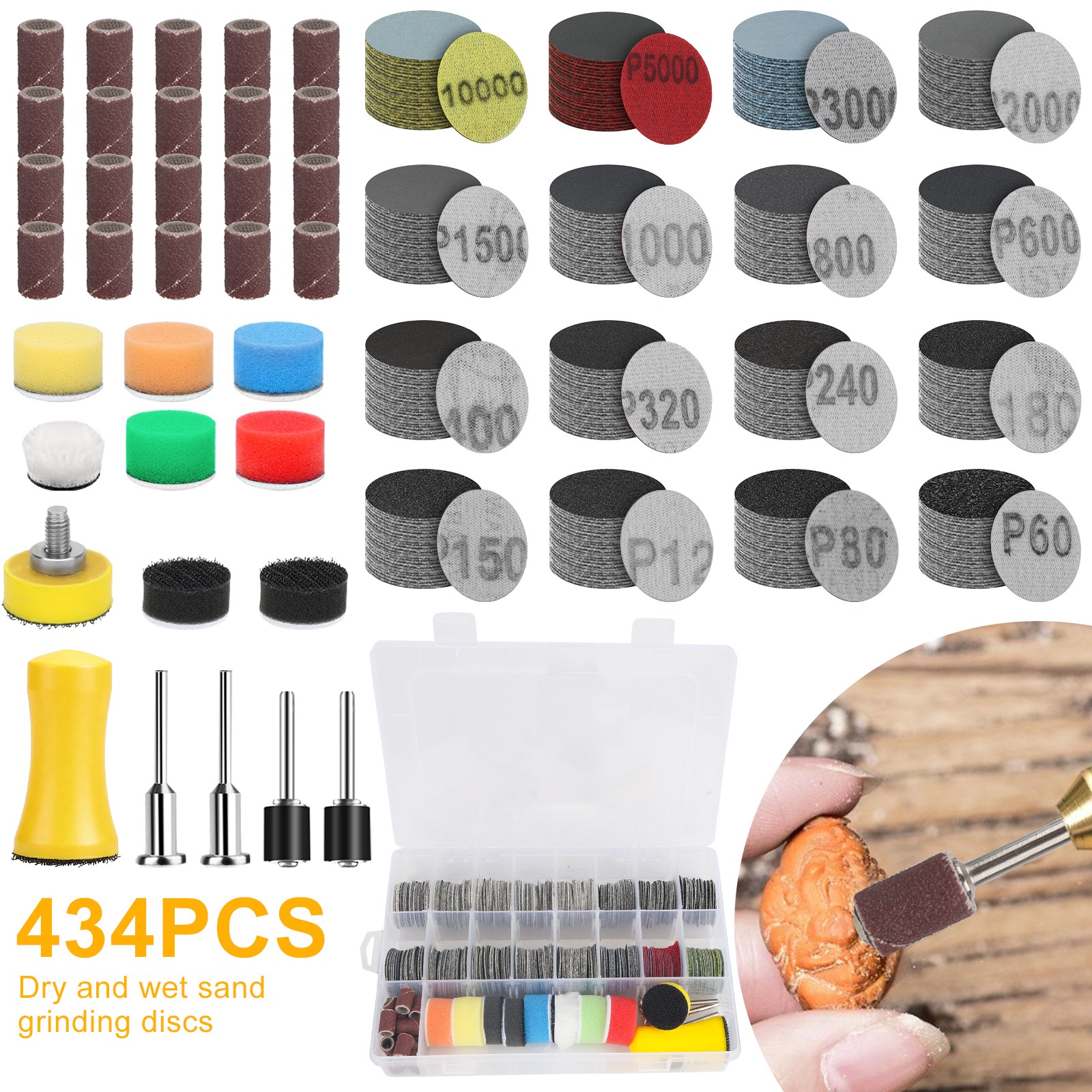 14x Sanding Sponge Blocks 60 80 100 120 180 220 280Grit for Wood Metal Drywall