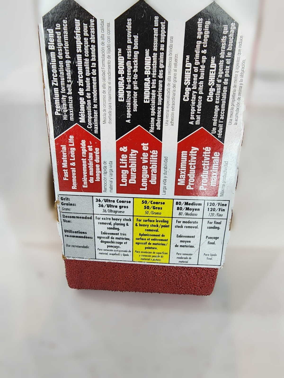 Diablo 2Pk 3″X18″ 50 Grit Sand Belt