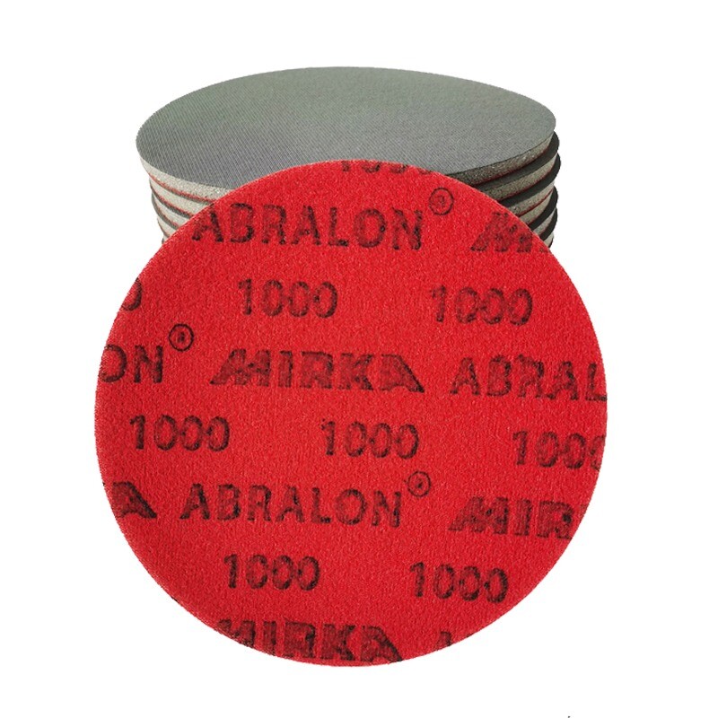 MIRKA Abralon Ø 150mm/6in Grip/ Hook and Loop Sanding Sponge Disk 10PCS