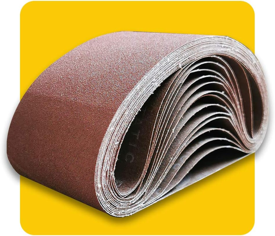 4X36 4 X 36 Inch Sanding Belt Pack 4-Inch X 36-Inch,12 Pcs(4 Each of 80 120 150