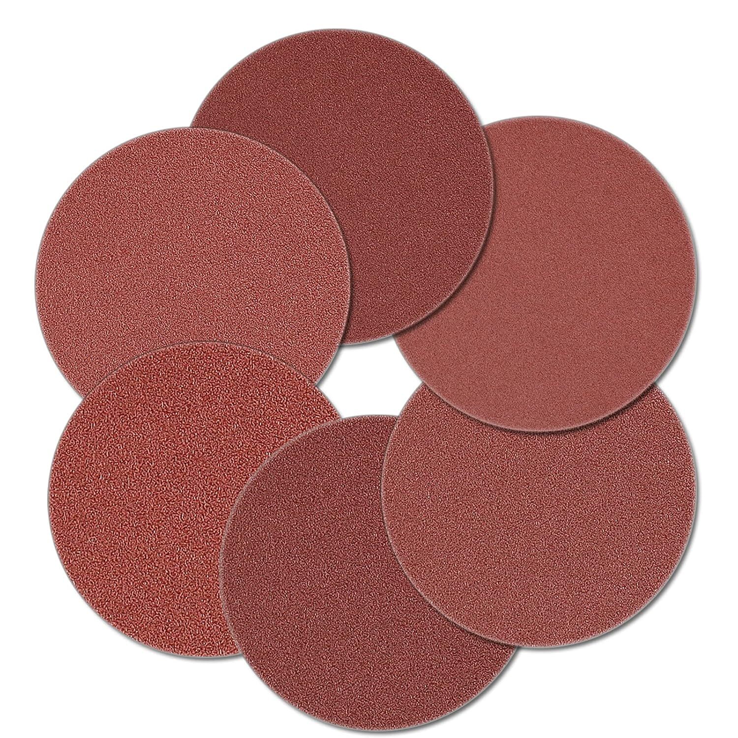 300PCS 12inch PSA Sanding Disc Self Adhesive Back 80-400 Grit Assorted Sandpaper