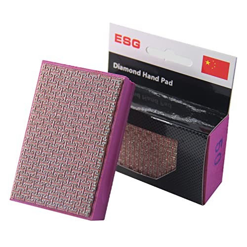 Easy Light Diamond Hand Polishing Pad Electroplated for Sanding Glass Granite
