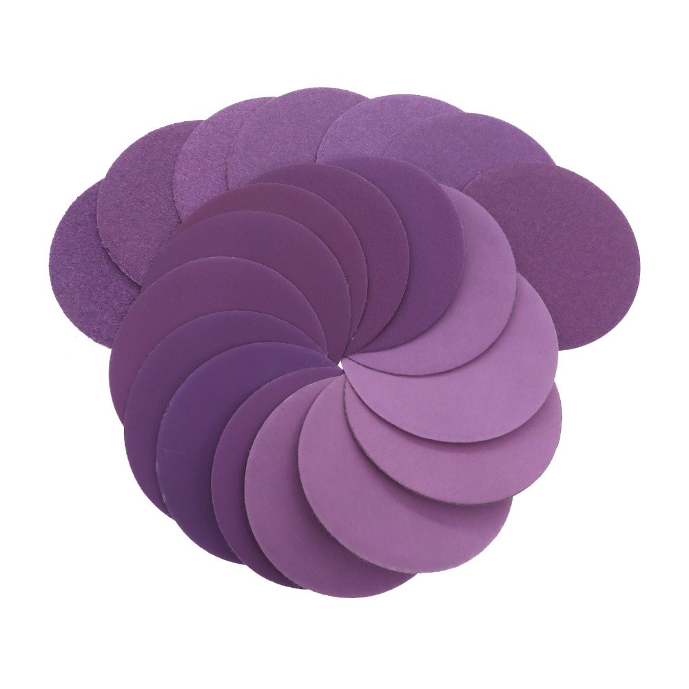 60-10000 Grit Sandpaper Sanding Discs Aluminum Oxide 3in Hook Loop Paper 30PCS