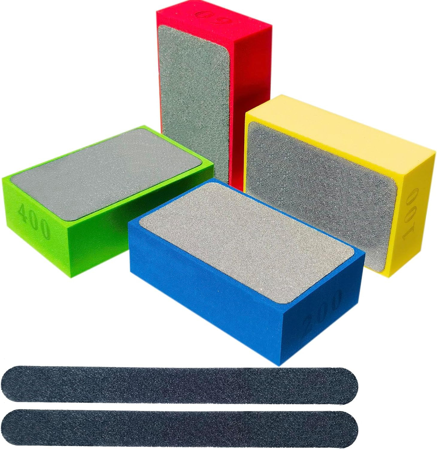 4 Pack Diamond Hand Polishing Pads Sharp Grinding Polishing Pad – Sanding Block