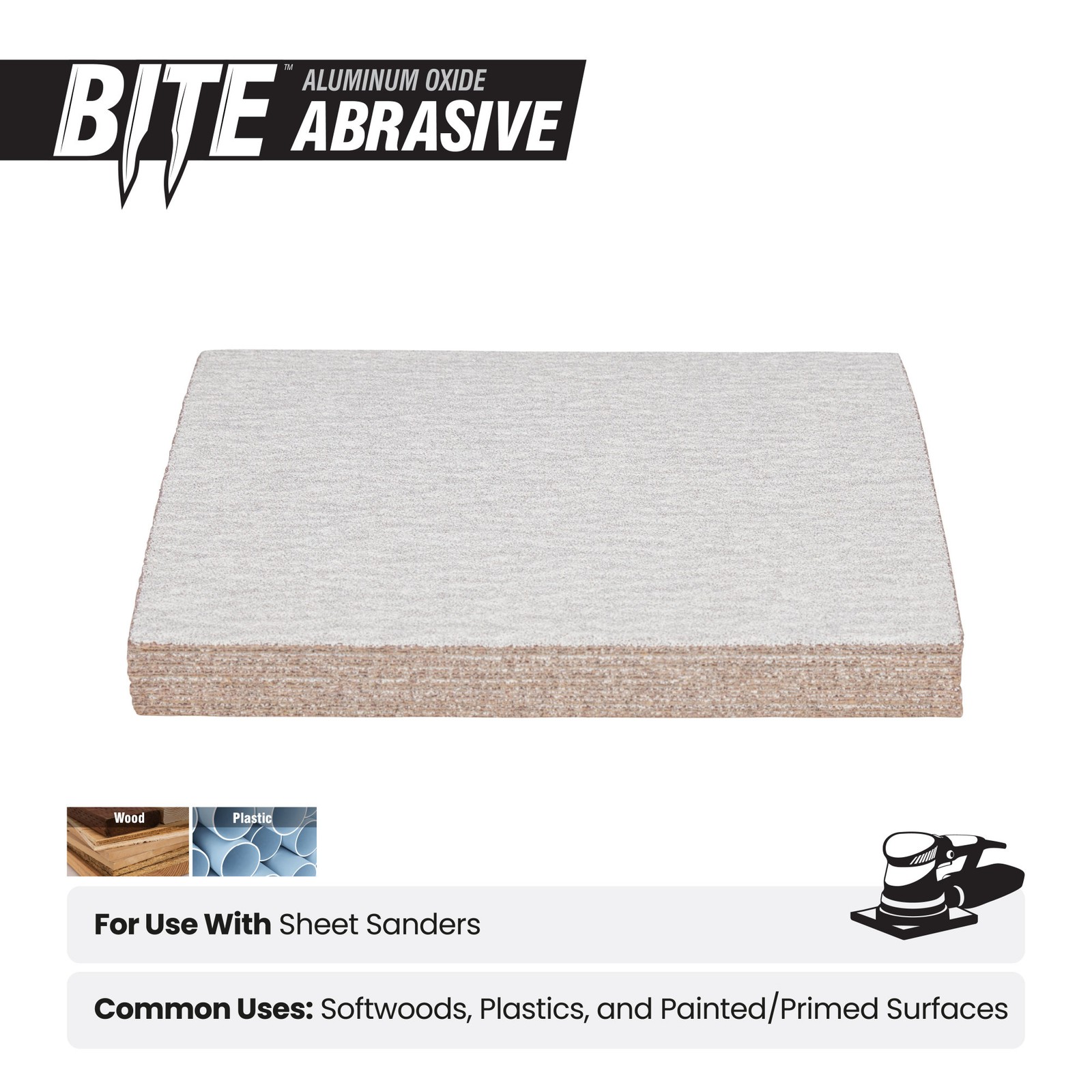 Spyder 4.5 in. x 5.5 in. 80 Grit Aluminum Oxide Sandpaper Sheets 8-Pack 500029
