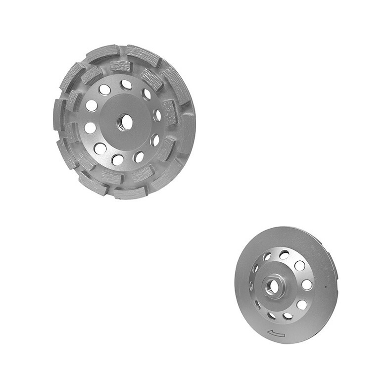 5/8”-11 Concrete Masonry Marble 4″ Double Row Diamond Grinding