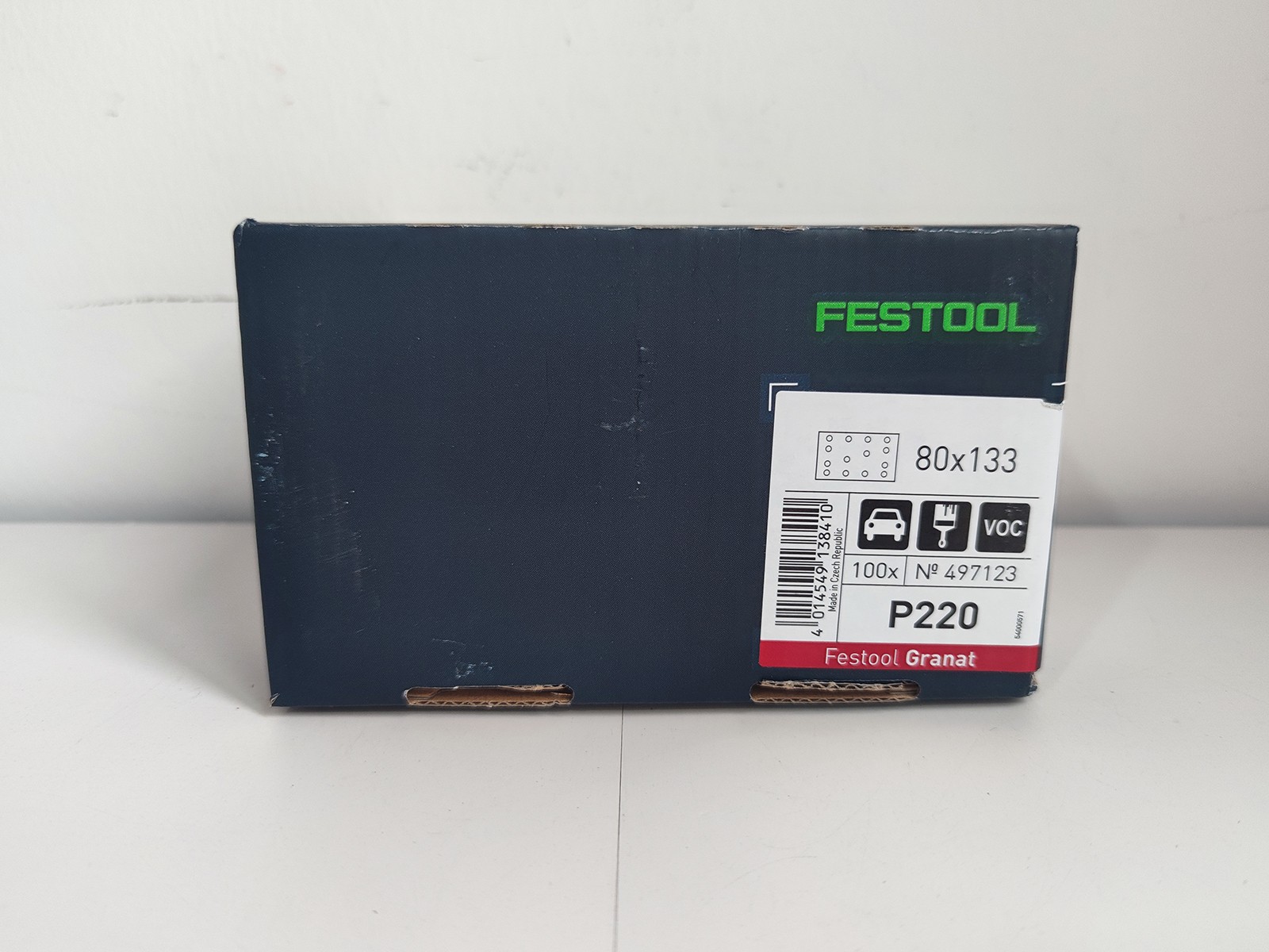 Festool 497123 Grit Abrasives Granat STF 80×133 P220 100 Pack, Sanding Discs