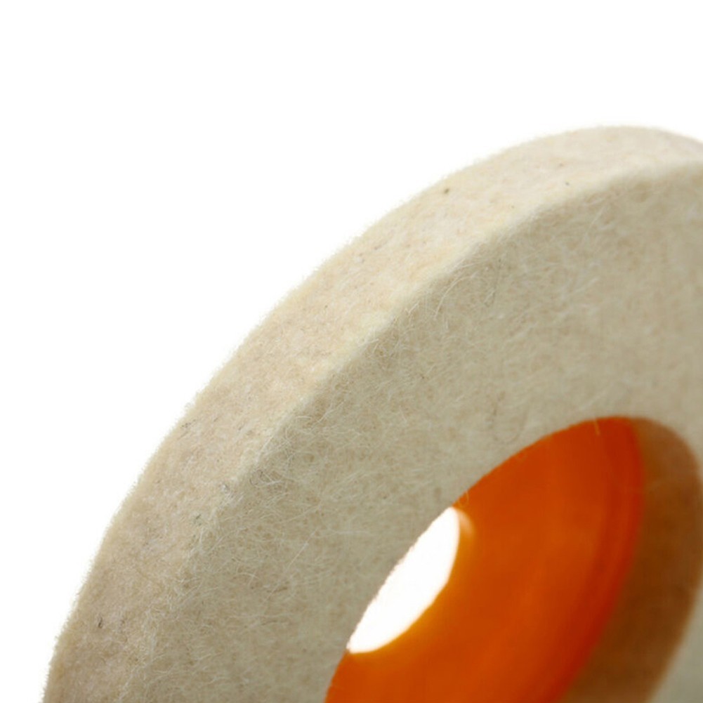 3pcs 4In 100mm Wool Polishing Wheel Buffing Angle Wheel Polishing Disc Abrasive