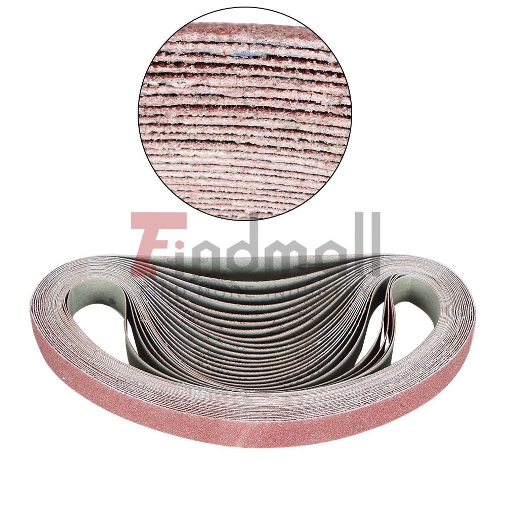 24PCS 1×30 in Sanding Belts 60 80 120 150 240 400 Grit Belt Sander Sandpaper