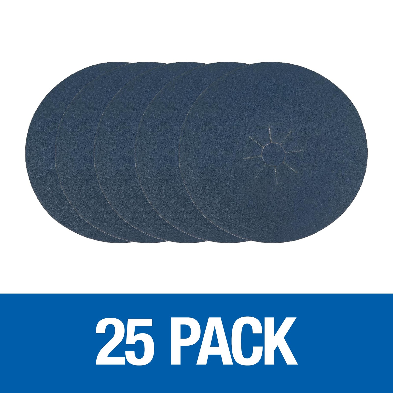 Zirconia Cloth Floor Sanding Edger Discs 60X Grit 7×7/8 Inch Hole 25 PCS