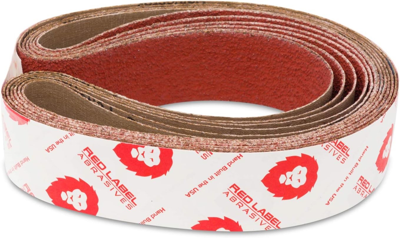 Red Label Abrasives 2 X 48 Inch 60 Grit Metal Grinding EdgeCore 60