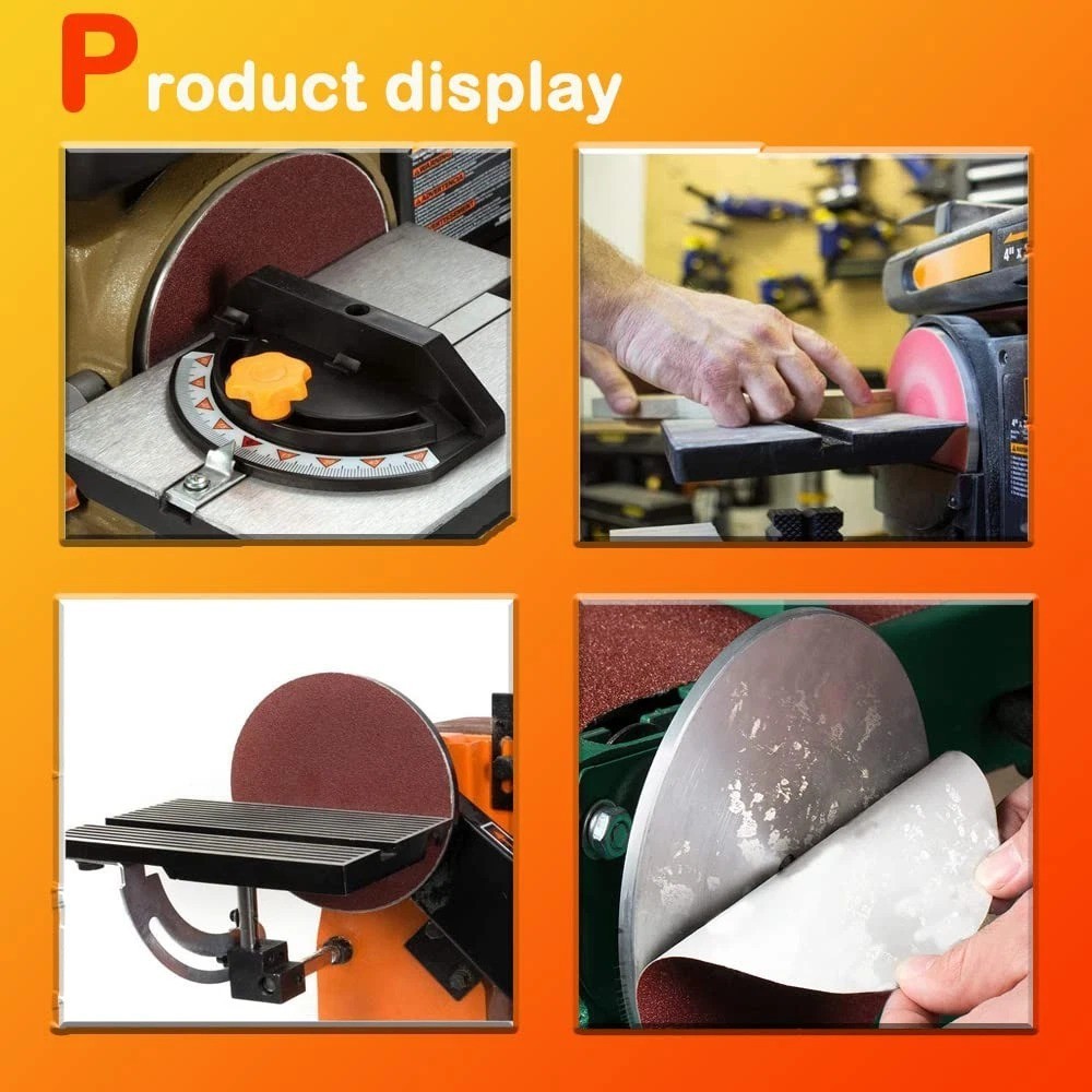 PSA Sanding Discs, 10 Inch Self Stick Adhesive Back Aluminum Oxide Sandpaper, 80