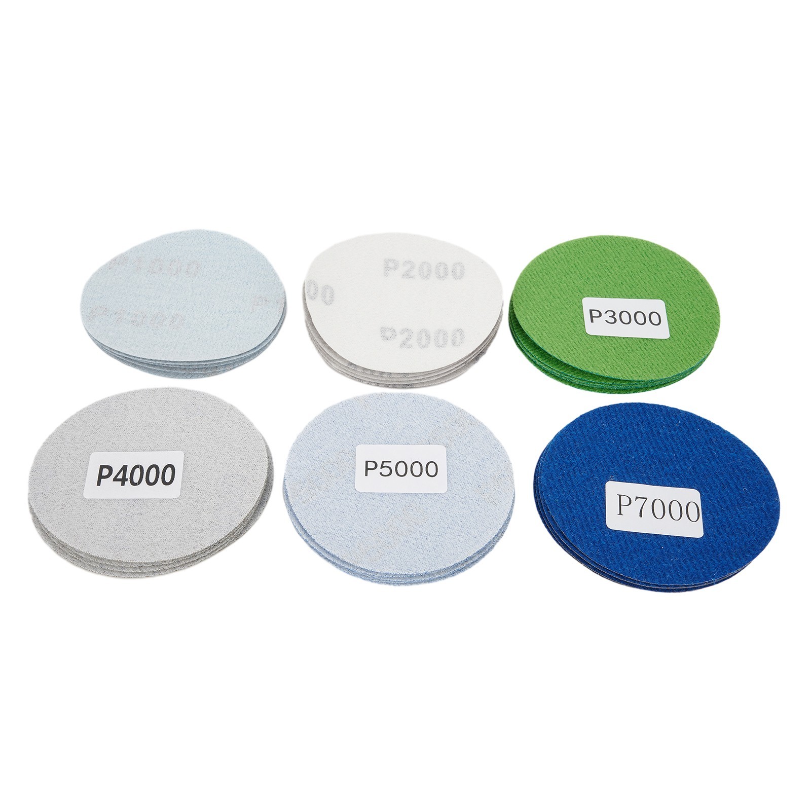 30pcs 3 Sanding Discs Pad 1000-7000 Mixed Grit Wet & Dry Sandpaper Grinding