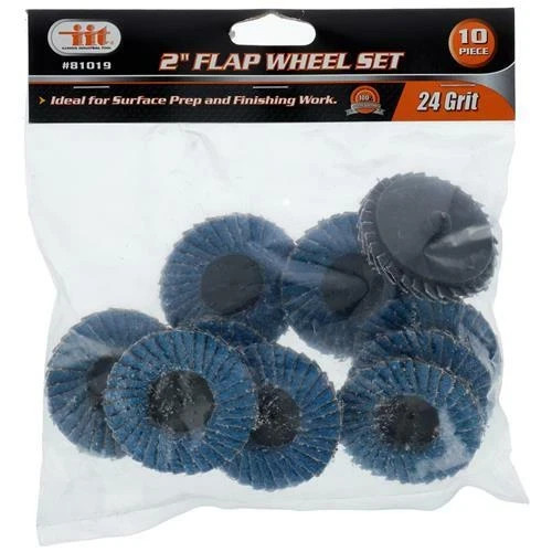 20 pcs 24 Grit IIT 2″ Flap Disc Roll Lock Sanding Disc ~ 81019