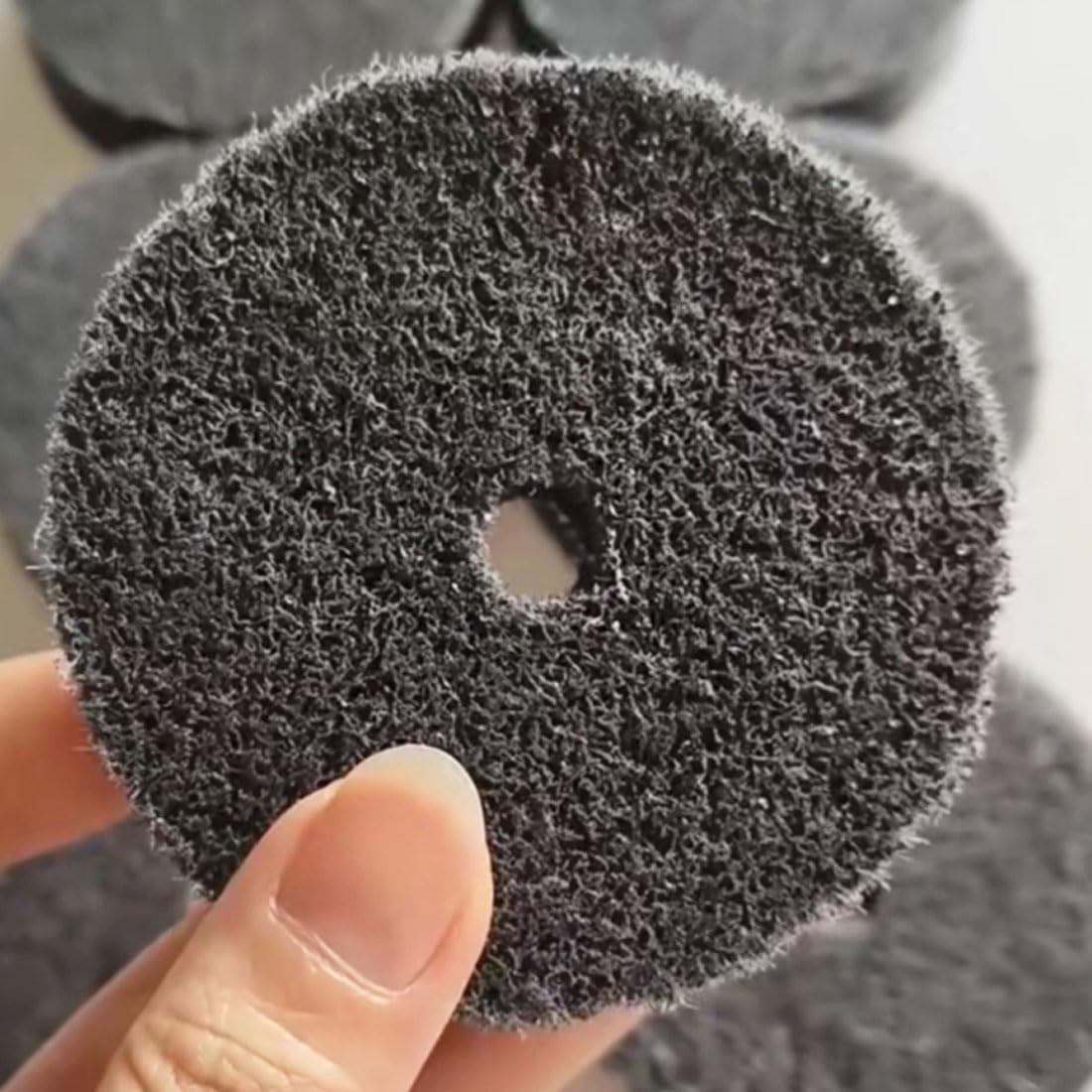 Fiber Buffing Wheels Abrasive Polishing Pads for Bench Grinder 8PCS 3 Inches New