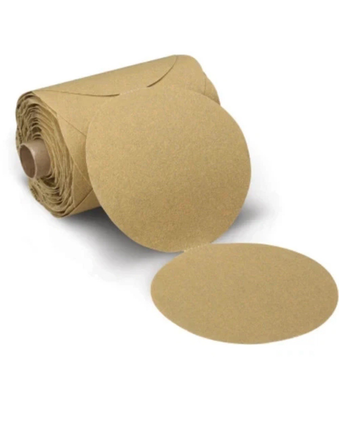 80 Grit 3M Stikit Paper Disc Roll 236U, P80 C-weight, 6 in 600Z 100/Roll 55560