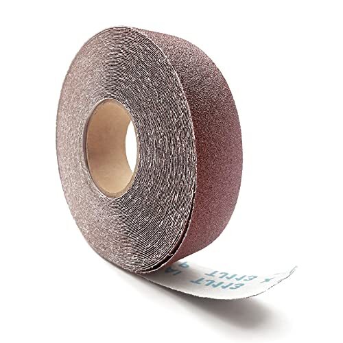 60 Grit Sandpaper Roll 2 Inch x78.7 Feet Continuous Abrasive Sand Paper Ready…