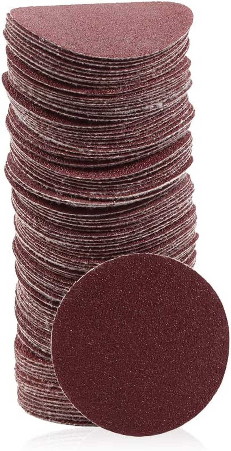 100PCS 50mm 0-H AO 2 inch Sanding Discs 3000 Grit Fine Grade Hook Loop Sandpaper