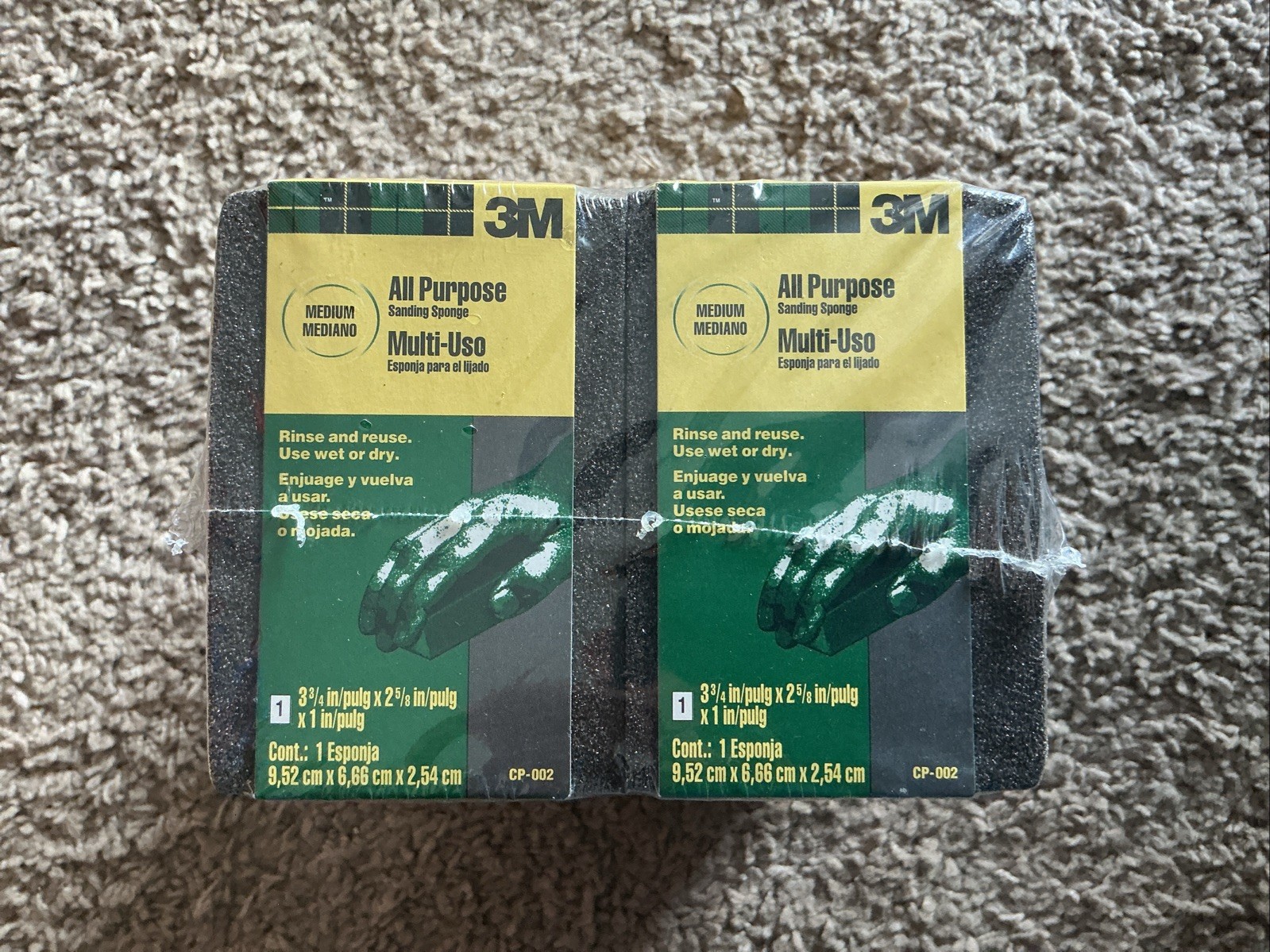 Sanding Block 3M All Purpose Multi-use Medium (12)